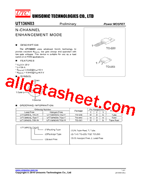 UT136N03L-TA3-R型号图片