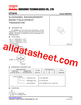 UT3418型号图片