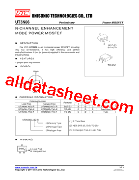 UT3N06L-AE3-R型号图片