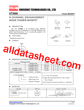 UT3N06L-TM3-T型号图片