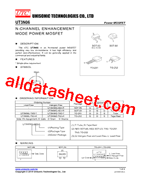 UT3N06L-TN3-R型号图片
