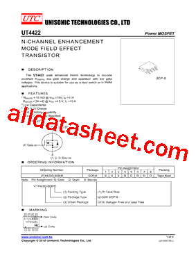 UT4422G-S08-R型号图片