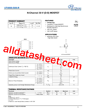 UT4800-S08-R型号图片