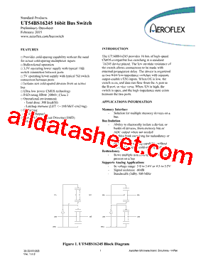 UT54BS16245-UCX型号图片