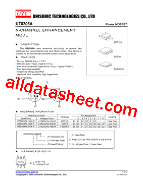 UT8205AL-AG6-R型号图片