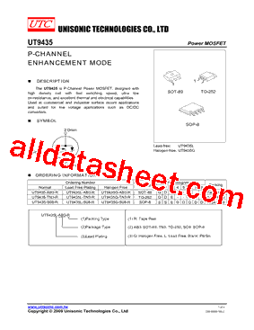 UT9435L-S08-R型号图片