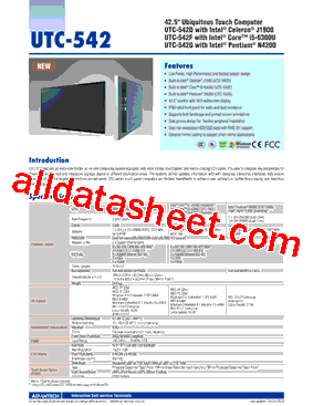 UTC-542DP-ATB0E型号图片