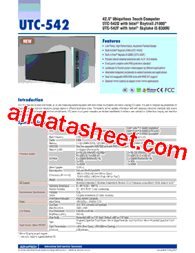 UTC-542FM-ATB0E型号图片