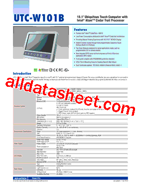 UTC-W101B-AWM1E型号图片