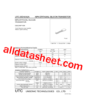 UTC2SD1616A型号图片