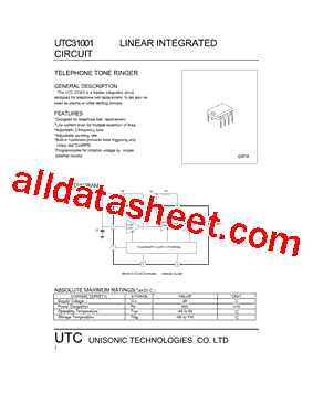 UTC31001型号图片