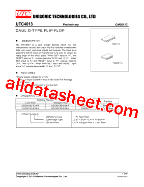 UTC4013L-S14-R型号图片