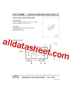 UTCTA7368P型号图片