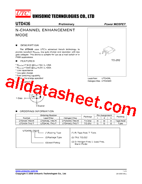 UTD436-TN3-R型号图片