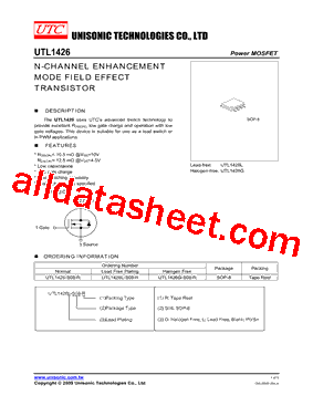UTL1426-S08-R型号图片
