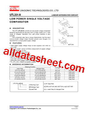 UTL331AG-AE5-R型号图片