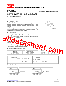 UTL331L-AF5-R型号图片