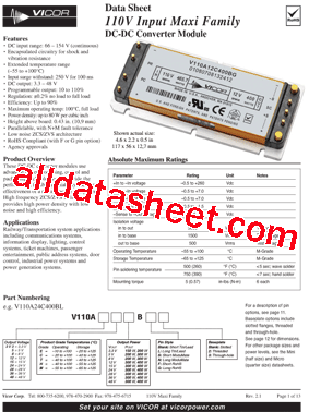 V110A15H300BF型号图片