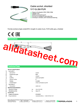 V17-G-3M-PUR型号图片