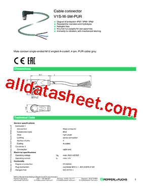 V1S-W-5M-PUR型号图片