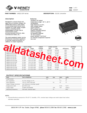 VASD2-S24-D9-SIP型号图片