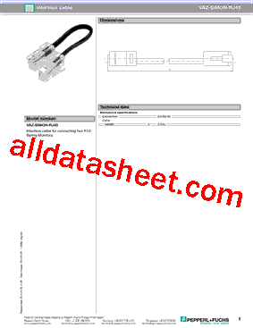 VAZ-SIMON-RJ45型号图片
