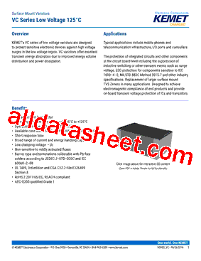 VC0603M121R095型号图片