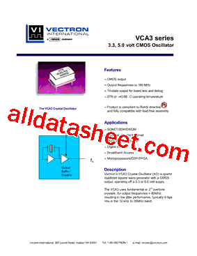 VCA3-A0B-25M00型号图片