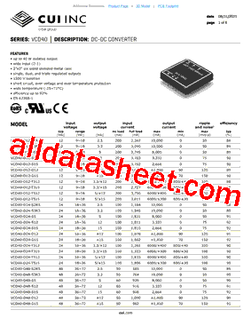 VCD40-D24-D15型号图片