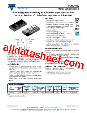 VCNL4020-GS08型号图片
