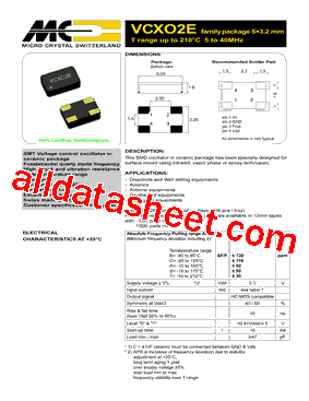 VCXO2EV-S12.8T3型号图片