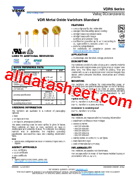 VDRS141385XYE型号图片