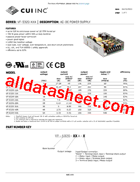 VF-S320-54A型号图片