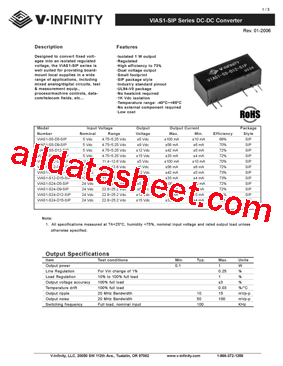 VIAS1-S12-D5-SIP型号图片