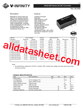 VIAS2-S12-D15-SIP型号图片