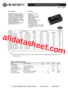 VIBLSD1-S12-S9-DIP型号图片