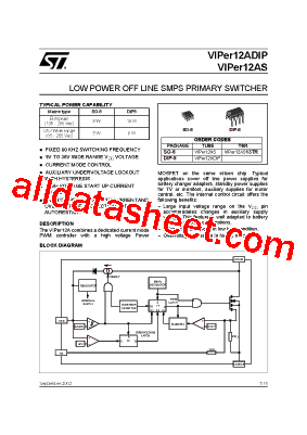VIPER12A型号图片