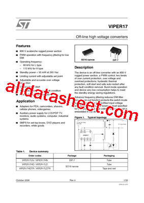 VIPER17_0810型号图片