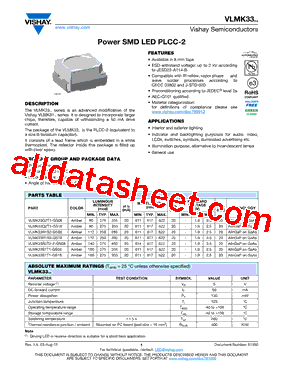 VLMK334BACB-GS08型号图片