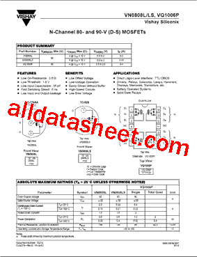 VN0808L-G型号图片