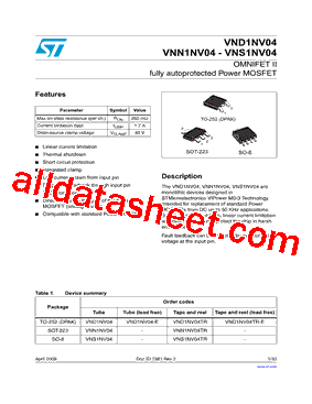 VND1NV04-E型号图片