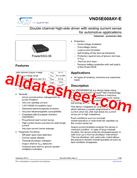 VND5E008AY-E型号图片