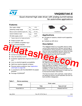 VNQ5027AKTR-E型号图片