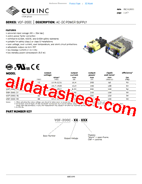 VOF-200C型号图片