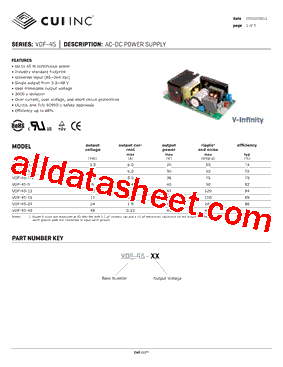 VOF-45-48型号图片