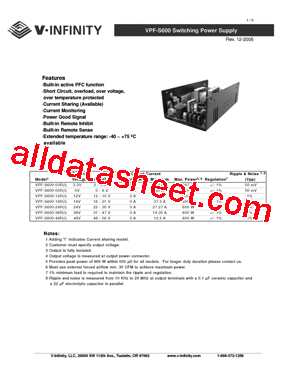 VPF-S600型号图片