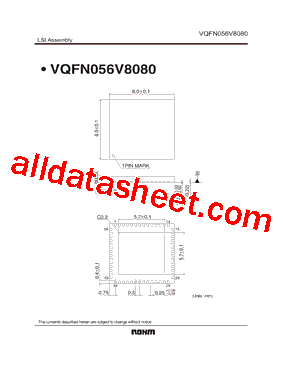 VQFN056V8080型号图片