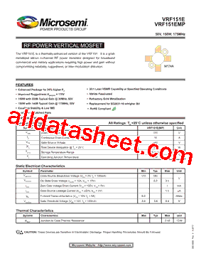 VRF151EMP型号图片
