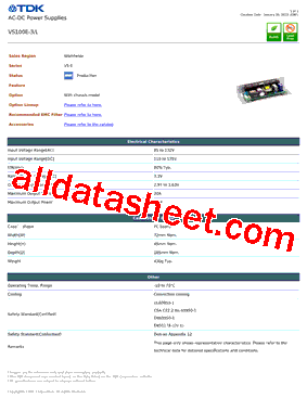 VS100E-3-L型号图片