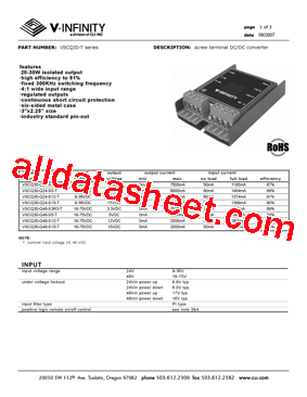 VSCQ30-Q24-S15-T型号图片